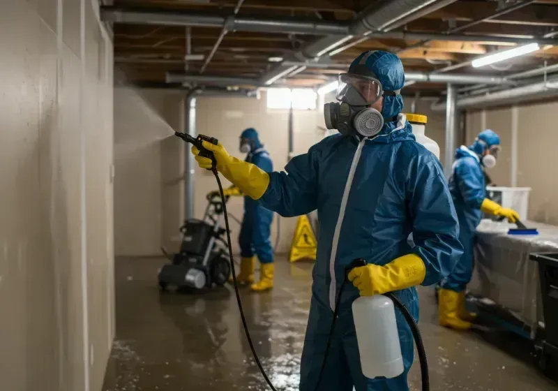 Basement Sanitization and Antimicrobial Treatment process in Hamlin County, SD